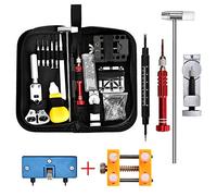 Queta Kit d'outils de réparation pour montres avec étui et ouvre-boîte
