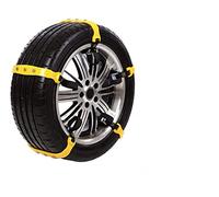 Queta Lot de 5 chaînes à neige antidérapantes pour pneus de voiture - Ajustement universel - Antidérapantes - Pour traction d'urgence de 185 mm à 295 mm
