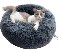 Queta Panier rond en peluche douce pour chat et petit chien