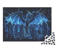 Quête du Dragon Puzzle Adulte 1000 Pièces ÉduChatif Challenge Toy Artisanat Cadeau Famille Home Decor pour Adultes Et Enfants À Partir De 14 Ans 1000pcs (75x50cm)
