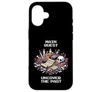 Quête Principale : découvrez Le passé | Archéologie Pixel Art Coque pour iPhone 16