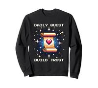 Quête quotidienne : Construire la confiance | Mission d'empathie Pixel Sweatshirt