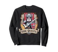 Quêtes annexes Gamer Bouledogue français Médiéval Sweatshirt