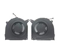 QUETTERLEE Ventilateur de refroidissement de rechange pour ordinateur portable Lenovo Legion Y9000X R9000X R9000V 2021/2021H Series DFS5K123043639 FN36 DFS5K121142629 FN35 DC5V 0,5A