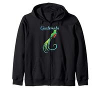 Quetzal guatémaltèque Chapin Atitlan Tikal Volcan Maya Retro 502 Sweat à Capuche