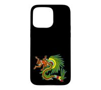 Quetzalcoatl Serpent à Plumes Dieu aztèque Coque pour iPhone 15 Pro Max