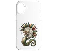 Quetzalcoatl Serpent Aztèque Mythologie Art Mexique Coque pour iPhone 16 Plus