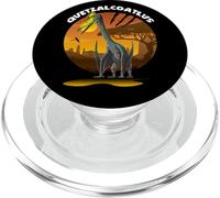Quetzalcoatlus Motif préhistorique avec Fond PopSockets PopGrip pour MagSafe