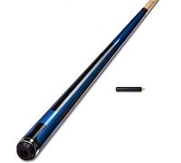 Queue Billard AméRicain 1/2,MatéRiau en éRable Dur,Pool Cue Faite à la Main avec Design Conique Classique,avec Tige D'Extension Convient Aux Joueur Occasionnels/bleu / 147cm