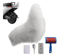 Queue d'animal pour scooter | Blague en peluche avec télécommande, queue d'animal avec oscillation réglable pour scooter, pour femme pilote, utilisation en commuting, costume d'anime et décoration