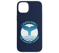 Queue de Baleine Bleue avec Vague et 52 Baleines solitaires Coque pour iPhone 14 Plus