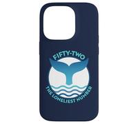 Queue de Baleine Bleue avec Vague et 52 Baleines solitaires Coque pour iPhone 14 Pro