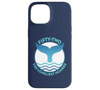 Queue de Baleine Bleue avec Vague et 52 Baleines solitaires Coque pour iPhone 15