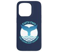 Queue de Baleine Bleue avec Vague et 52 Baleines solitaires Coque pour iPhone 15 Pro