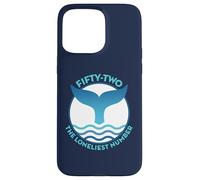 Queue de Baleine Bleue avec Vague et 52 Baleines solitaires Coque pour iPhone 15 Pro Max