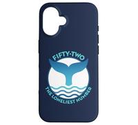 Queue de Baleine Bleue avec Vague et 52 Baleines solitaires Coque pour iPhone 16