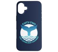 Queue de Baleine Bleue avec Vague et 52 Baleines solitaires Coque pour iPhone 16 Plus