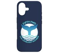 Queue de Baleine Bleue avec Vague et 52 Baleines solitaires Coque pour iPhone 17