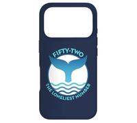 Queue de Baleine Bleue avec Vague et 52 Baleines solitaires Coque pour iPhone 17 Pro