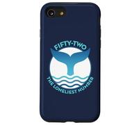 Queue de Baleine Bleue avec Vague et 52 Baleines solitaires Coque pour iPhone SE (2020) / 7/8