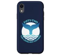 Queue de Baleine Bleue avec Vague et 52 Baleines solitaires Coque pour iPhone XR