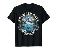 Queue de Baleine de Montagne Vintage du Parc National de Glacier Bay en Alaska T-Shirt
