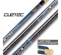 Queue de billard de pool Cuetec New Line N-1 couleur bleu