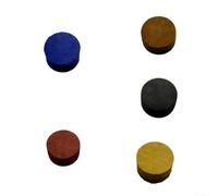 Queue de billard de rechange 14 x 8 mm pour billard américain en cuir de bovin densément couches pour jeu répété (rouge)