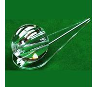 Queue de billard en acrylique transparent de 58 mm, aide à la pratique de la piscine et du snooker, aide à développer la mémoire musculaire et le contrôle (alésage de 18 mm)