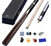 Queue de billard professionnelle 140 cm Queue de billard professionnelle pour piscine avec extension réglable Pointe 10 mm Commercial -211218 (Couleur : B ; Taille : 140 cm pointe 10 mm)