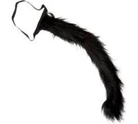 Queue De Chat Noire Peluche - Noir - Taille Unique noire G