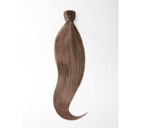 queue de cheval cheveux naturels - qualité de luxe 35cm - 8 brun noisette