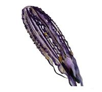 Queue De Cheval Élastique Dreadlock for Le Style, Y Compris pour Femmes | Vagues bou s et éparses Ajustement confortable(Purplee)