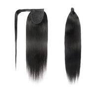 Queue de Cheval Extension 10-30 Pouces Cheveux Humains Queue De Cheval Droite Malaisie Wrap Around Clip en Queue De Cheval Extensions De Cheveux Remy Cheveux Humains Queue De Cheval Pièce De Cheveux f