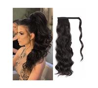 Queue de Cheval Extension 8-24" Extensions de queue de cheval de cheveux humains enveloppant autour d'une longue queue de cheval postiche Remy pince à cheveux humains dans des extensions de cheveux de