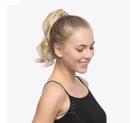 Queue de Cheval Extension Coiffures courtes Clip sur Extension de queue de cheval bouclée for femmes postiche synthétique ondulée superbe cheveux Shaggy griffe queue de cheval postiche Queue de Cheval