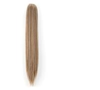 Queue de Cheval Extension Long Ponytail Extension, 24" Straight Claw Clip Ponytail Hair Extensions Natural Looking Heat Resistant Synthetic Ponytail Hairpiece for Women Queue de Cheval (Color : M12-6