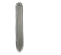 Queue de Cheval Extension Long Ponytail Extension, 24" Straight Claw Clip Ponytail Hair Extensions Natural Looking Heat Resistant Synthetic Ponytail Hairpiece for Women Queue de Cheval (Color : 171,