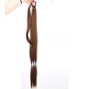 Queue de Cheval Extensions de cheveux de queue de cheval tressés longs synthétiques 85CM Queue de cheval tressée blonde naturelle avec bande élastique for cheveux for femmes Extensions de cheveux ( Co