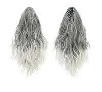 Queue De Cheval Extensions de cheveux synthétiques courts bouclés à pince 33 cm, queue cheval blonde et brune ondulée, fausse cochon(Color 6)
