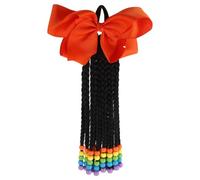 Queue de Cheval Postiche Africaine Orange pour Filles et Garçon et Filles