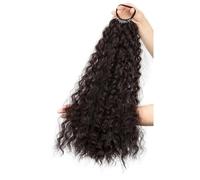 Queue de cheval synthétique bou et crépue de 45 cm de long, postiche afro avec élastique, for femme noire, idéale for un cosplay quotidien ou une fête. Pour un usage quotidien(4)