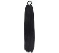 Queue De Cheval Synthétique Pour Femme - Cheveux Longs Et Raides Tressés Avec Élastique, Pour Un Usage Quotidien