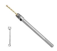 Queue de prolongation SDS MAX pour mandrins de couronnes de forage, longueur de 500 mm, avec filetage M22, foret de centrage inclus