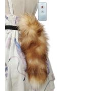 Queue de renard en mouvement réaliste, accessoires de jeu de rôle, animaux à fourrure électriques, chats, renards pour fête d ' halloween, accessoire de Costume de Cosplay, loup de Cosplay