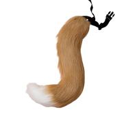 Queue de renard réaliste pour les amateurs de mode, accessoire sur le thème des animaux, queue de renard élégante pour une tenue élégante sur le thème des animaux