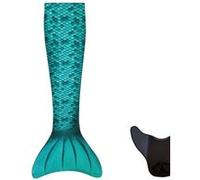 Queue De Sirene Avec Monopalme Aquaris Turquoise L Multicolore G