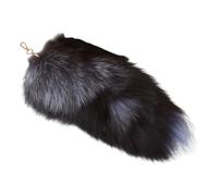 Queue de Therian, queue de renard Therian Gear avec fermoir, queue de renard douce et duveteuse, porte-clés à suspendre pour sac à main, sac à dos, fausses queues pour Halloween, jeu de rôle, a