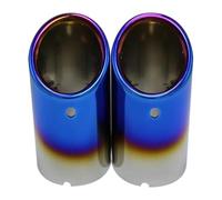 Queue D'Échappement Pour E30 E36 E46 E90 E91 E92 E93 F30 320i 325i 328i Tip Turbo Sound Whistle Silencieux Tuyau D'échappement Voiture(2pcs Blue)