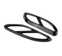 Queue D'embout Couvercle 2 Pièces Embouts D'échappement Gauche Et Droit Caches Pour Tuyaux D'échappement Accessoire Compatible Avec Benz Pour W212 2014 2015 2016 2017